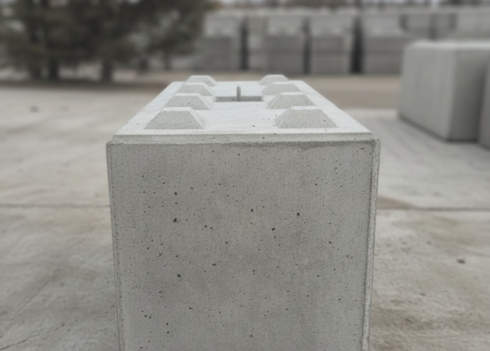 Bloki betonowe 120 x 60 x 60 cm