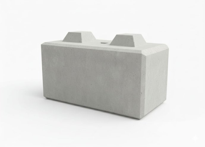 Bloki betonowe 140 x 70 x 70 cm