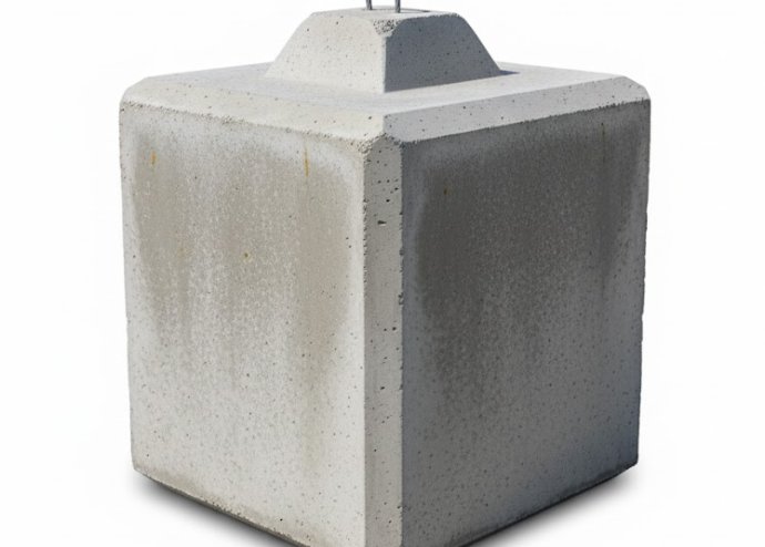 Bloki betonowe 70 x 70 x 70 cm